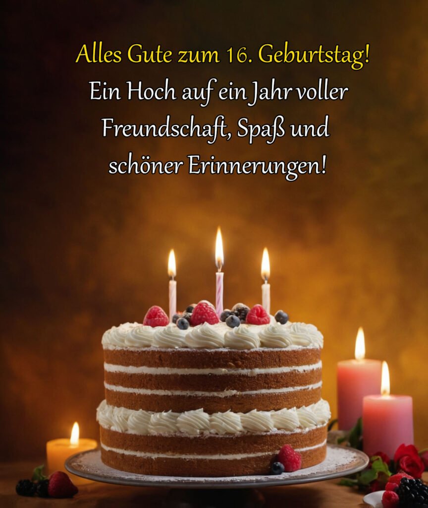 Sprüche für Glückwünsche zum 16. Geburtstag
