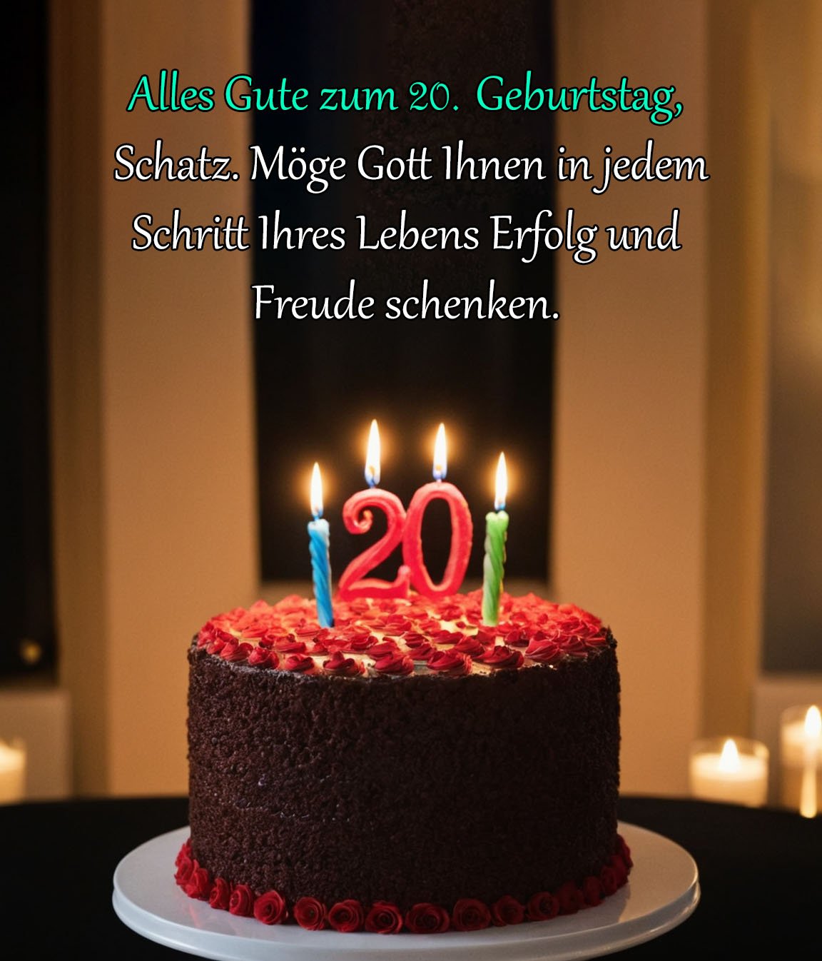 Sprüche für Glückwünsche zum 20. Geburtstag