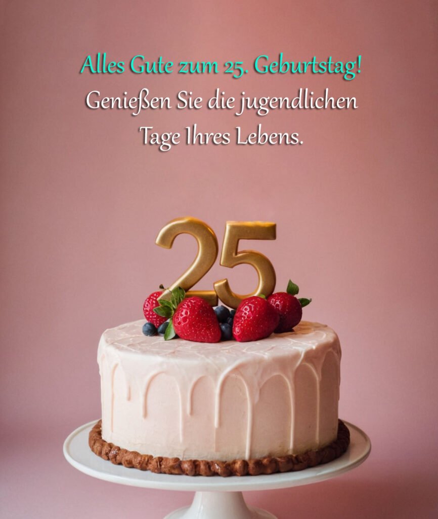 Spruche Fur 25 Geburtstag