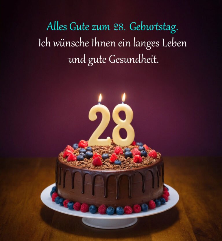 Sprüche für Glückwünsche zum 28. Geburtstag