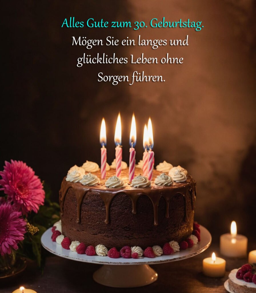 Sprüche für Glückwünsche zum 30. Geburtstag