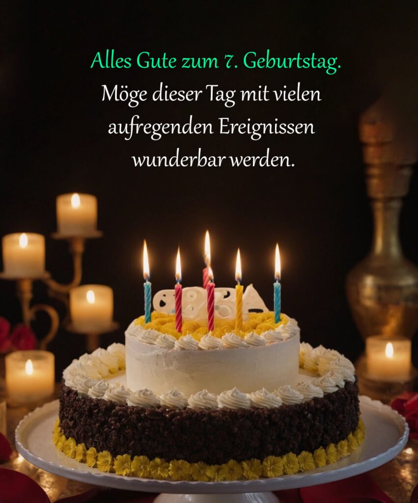 Sprüche für Glückwünsche zum 7. Geburtstag