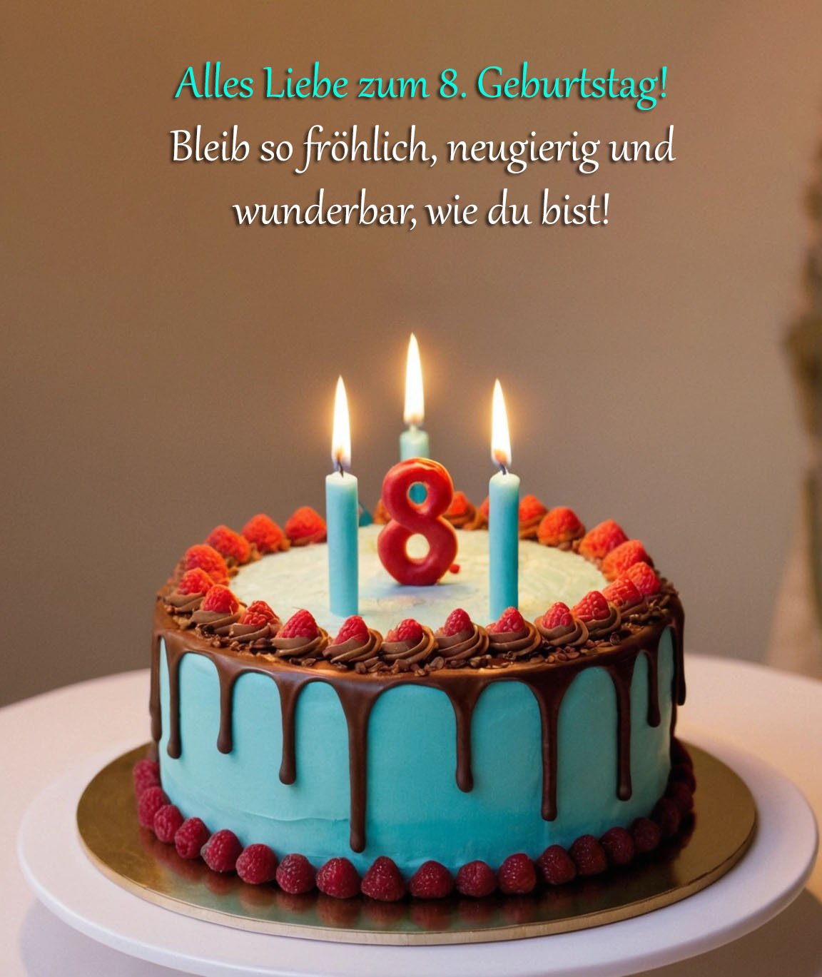 Sprüche für Glückwünsche zum 8. Geburtstag