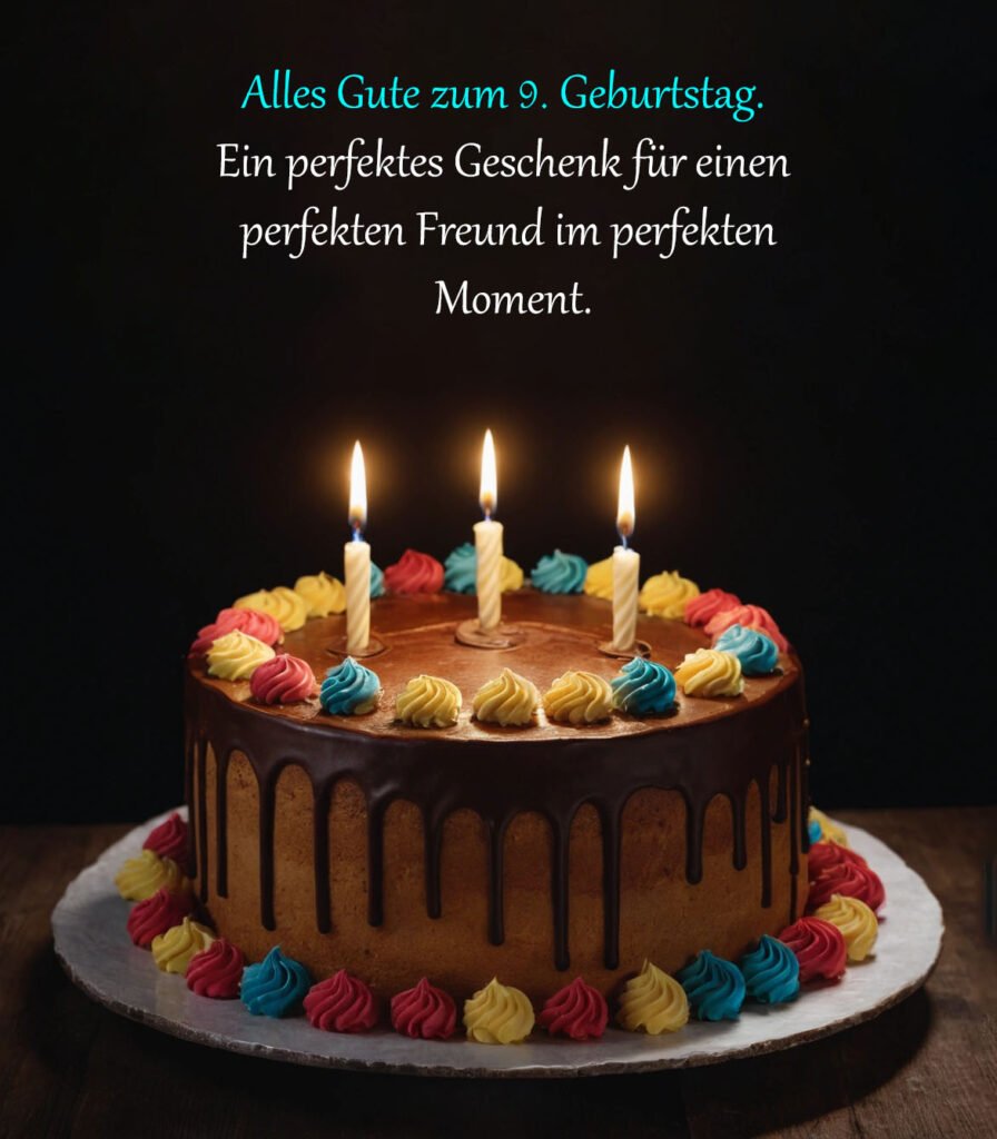 Sprüche für Glückwünsche zum 9. Geburtstag