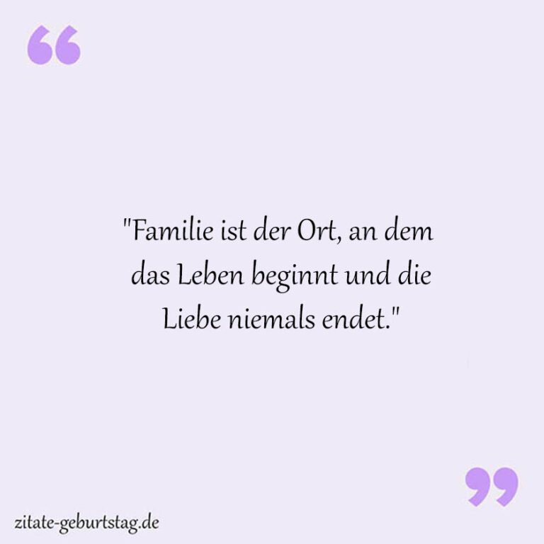 Zitate Zu Familie