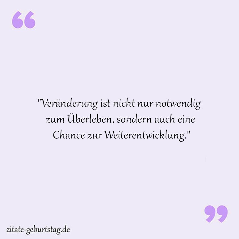 Veränderung sprüche & zitate leben