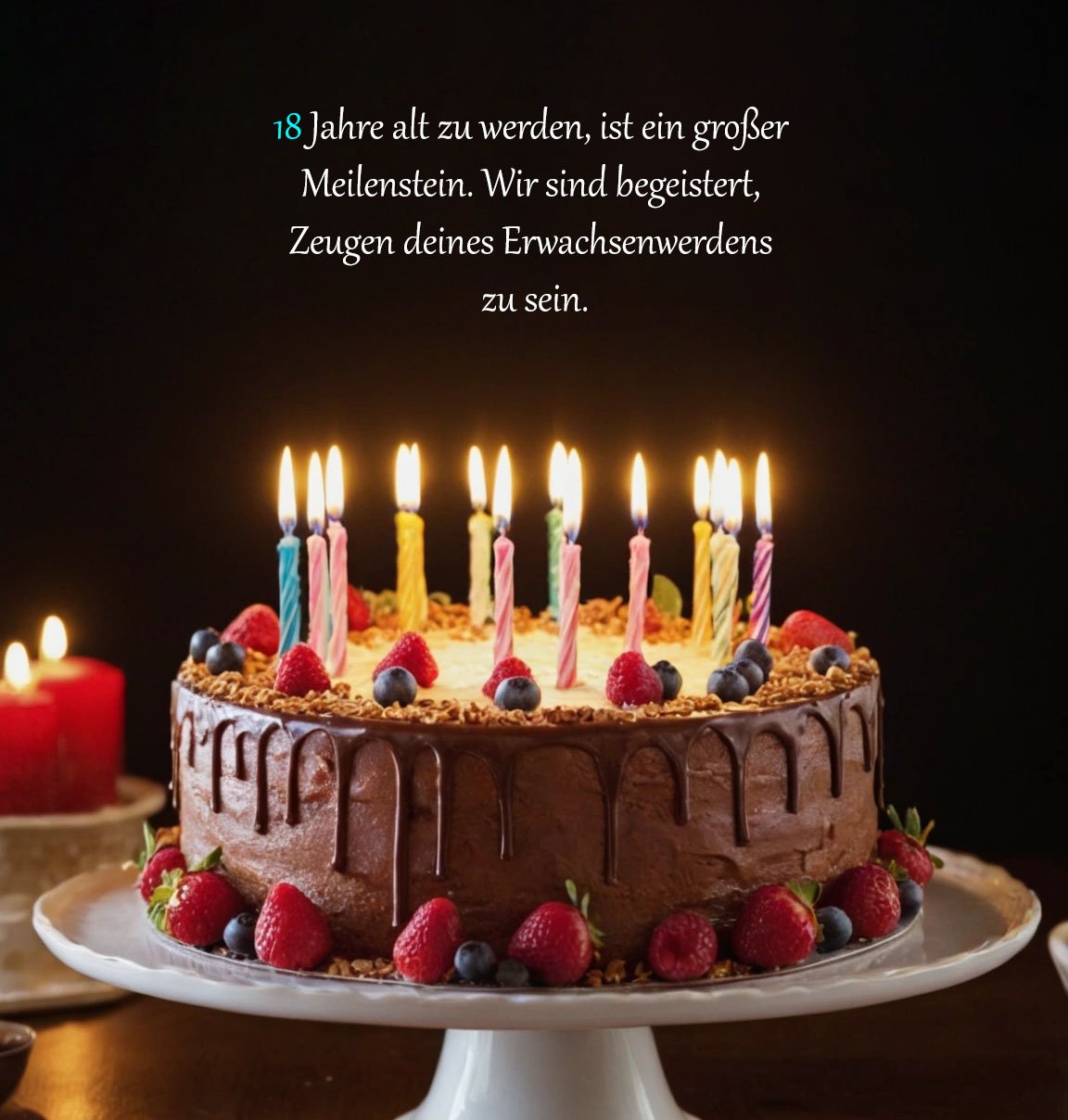 Volljährigkeit Glückwünsche Zum 18 Geburtstag Von Den Eltern