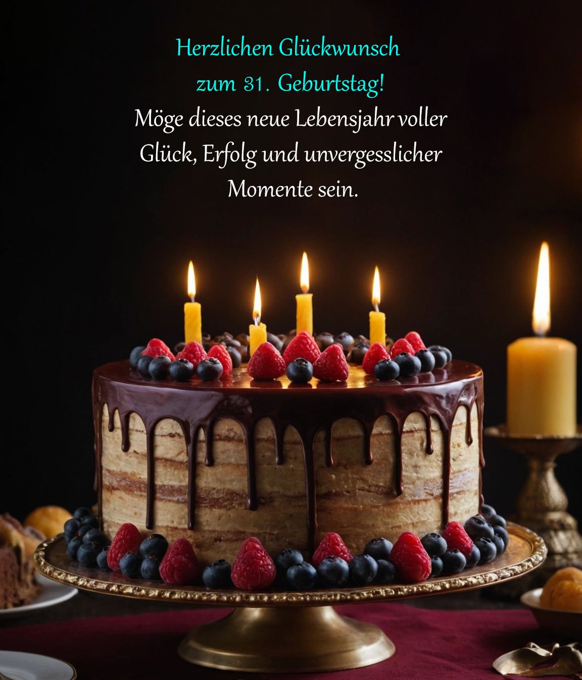 Sprüche für Glückwünsche zum 31. Geburtstag