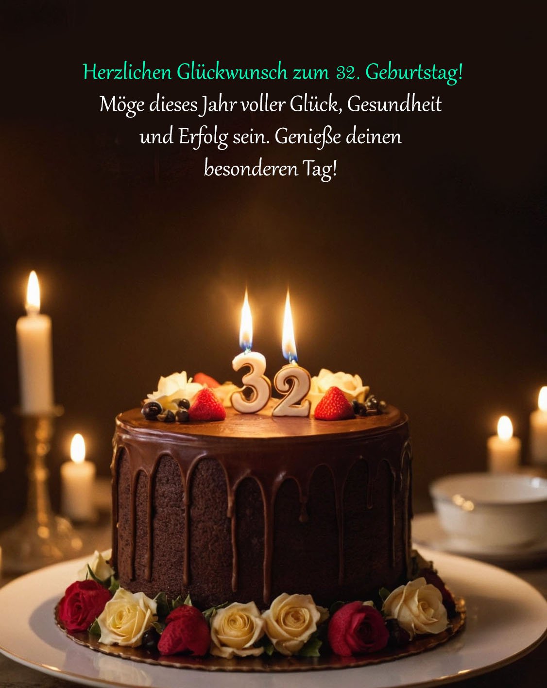 Sprüche für Glückwünsche zum 32. Geburtstag