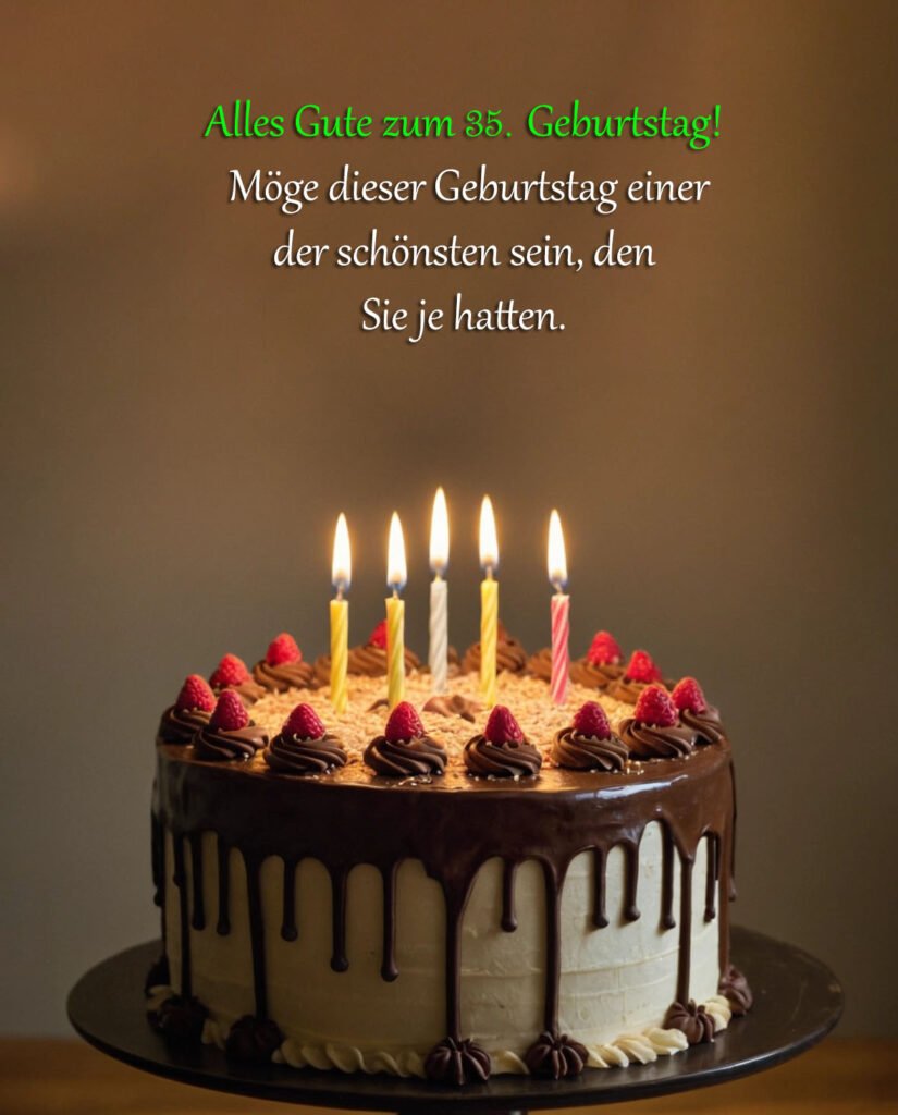 Sprüche für Glückwünsche zum 35. Geburtstag