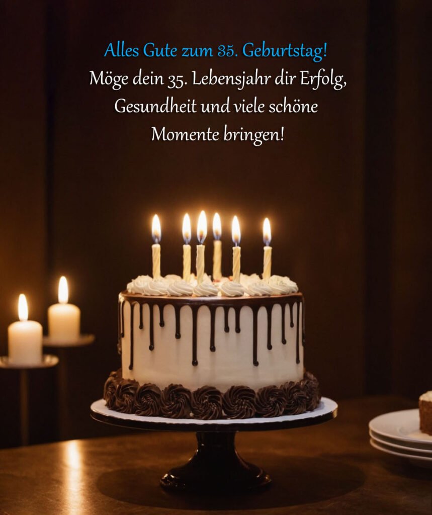 Sprüche für Glückwünsche zum 35. Geburtstag