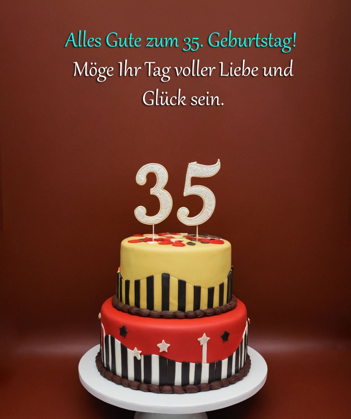 Sprüche für Glückwünsche zum 35. Geburtstag