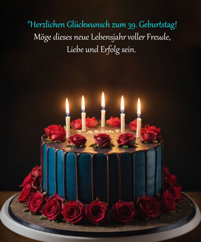 Sprüche für Glückwünsche zum 39. Geburtstag