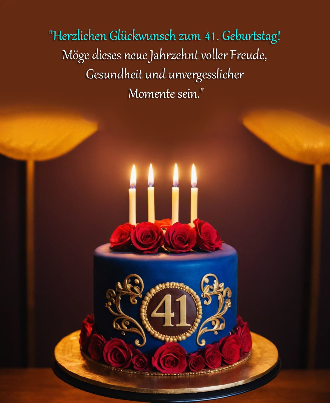 Sprüche für Glückwünsche zum 41. Geburtstag