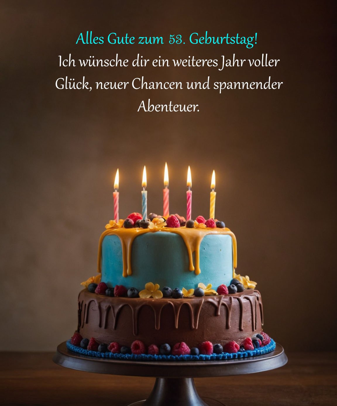Sprüche für Glückwünsche zum 53. Geburtstag