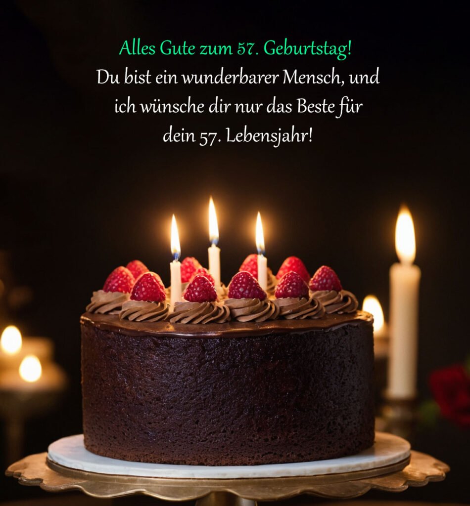 Sprüche für Glückwünsche zum 57. Geburtstag