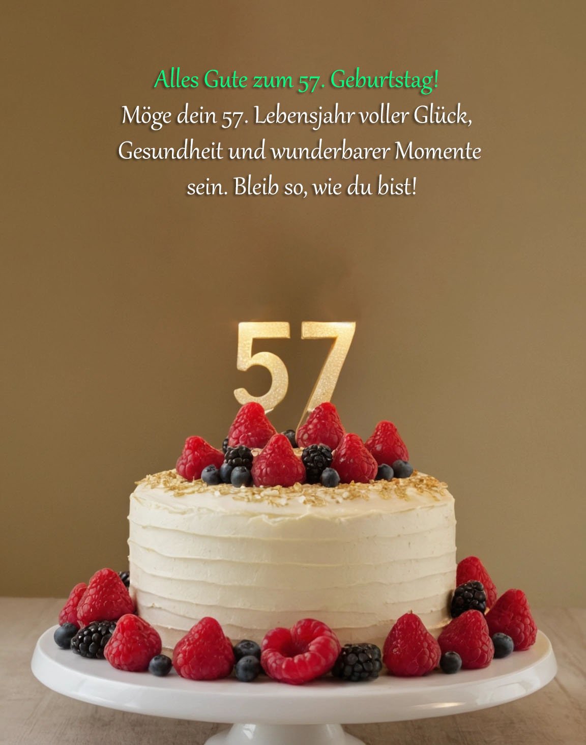 Sprüche für Glückwünsche zum 57. Geburtstag