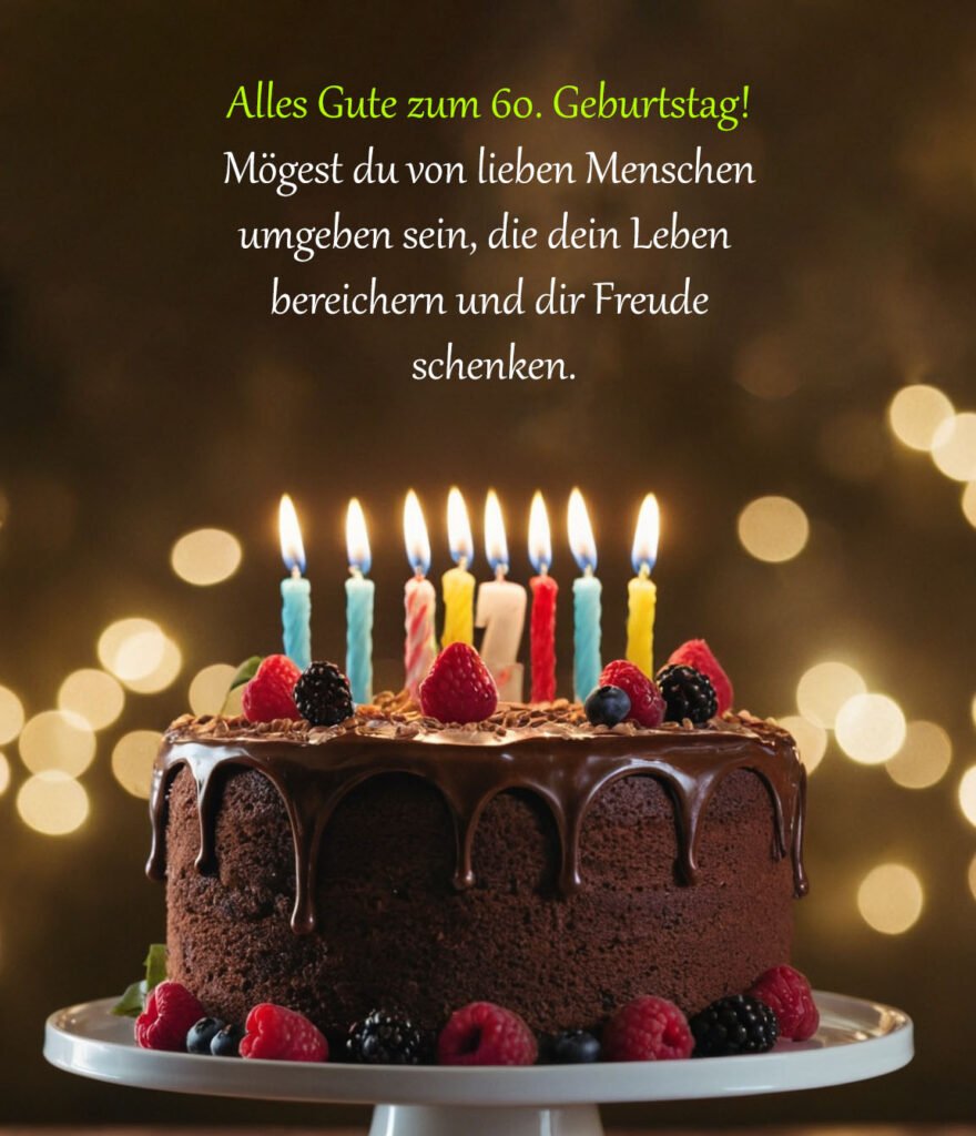 Sprüche für Glückwünsche zum 60. Geburtstag