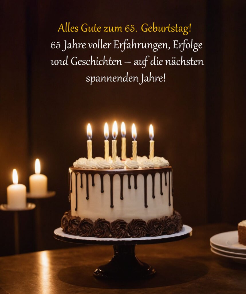 Sprüche für Glückwünsche zum 65. Geburtstag