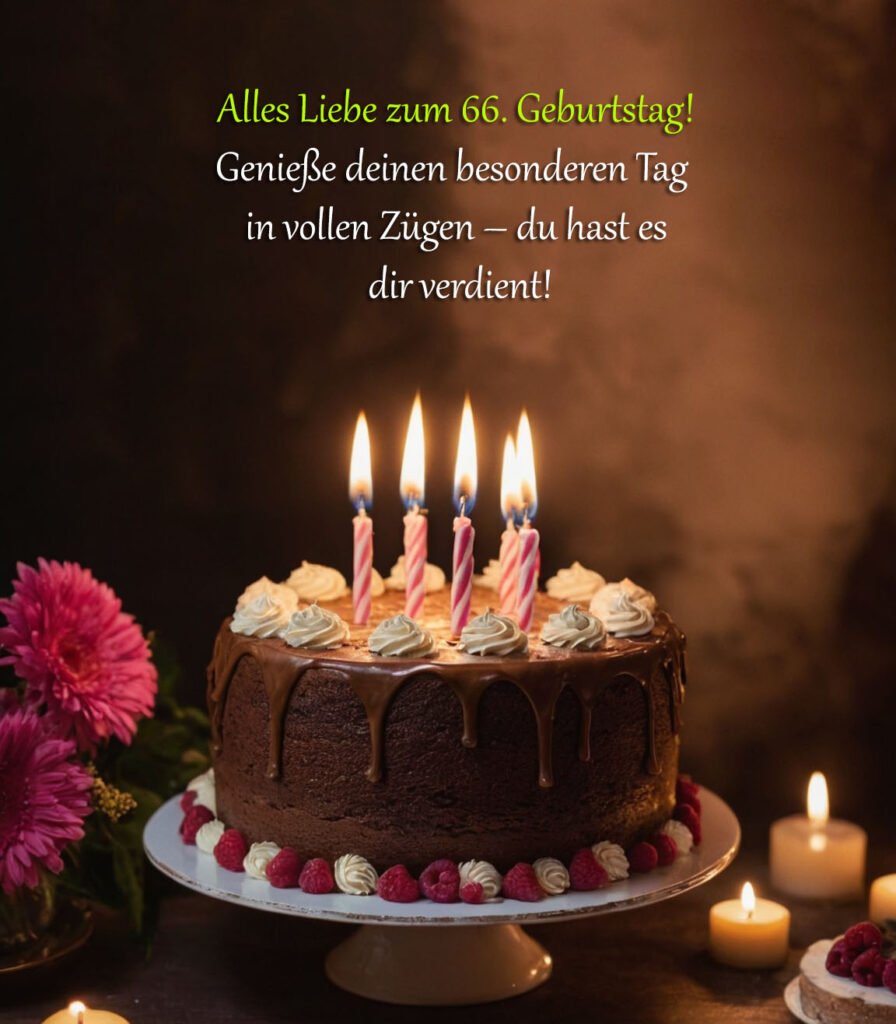 Sprüche für Glückwünsche zum 66. Geburtstag