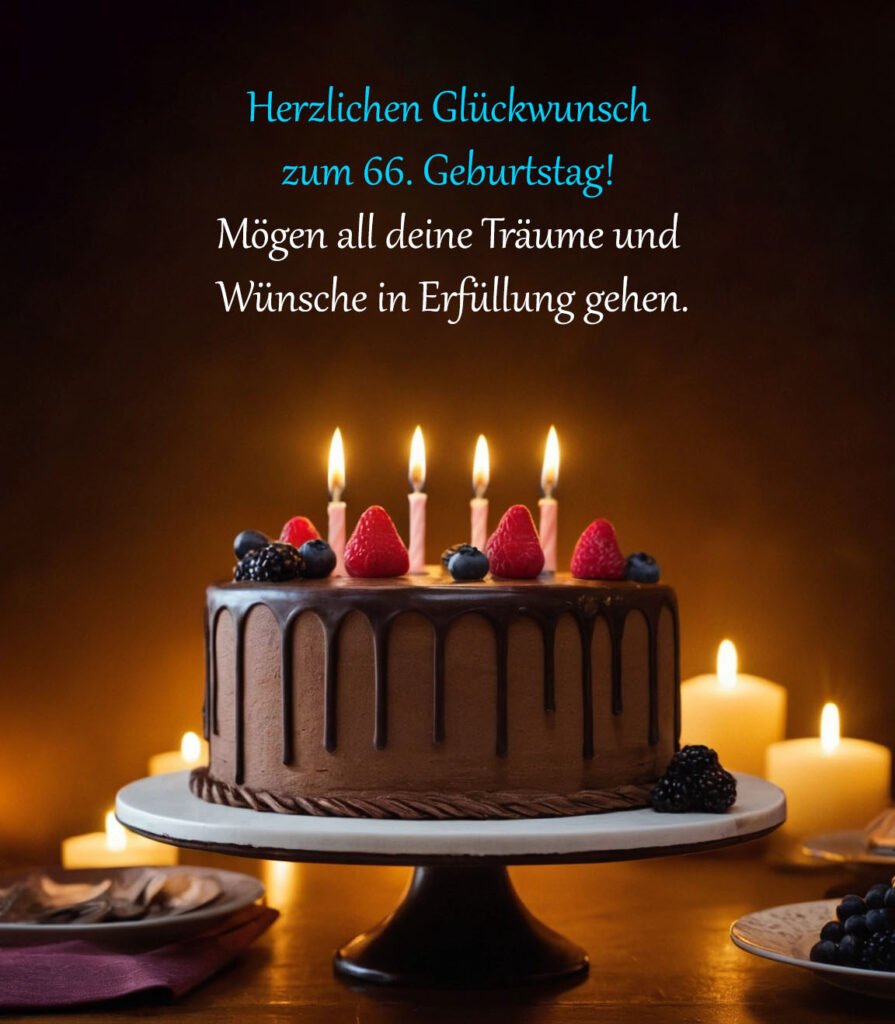 Sprüche für Glückwünsche zum 66. Geburtstag