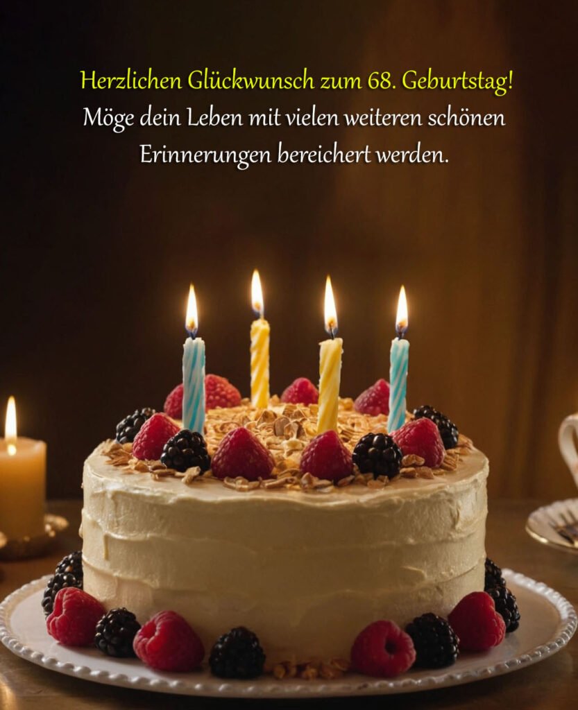 Sprüche für Glückwünsche zum 68. Geburtstag