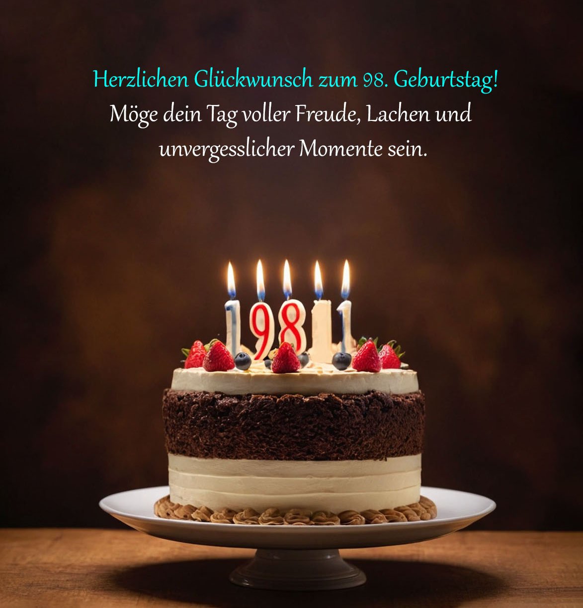 Sprüche für Glückwünsche zum 98. Geburtstag