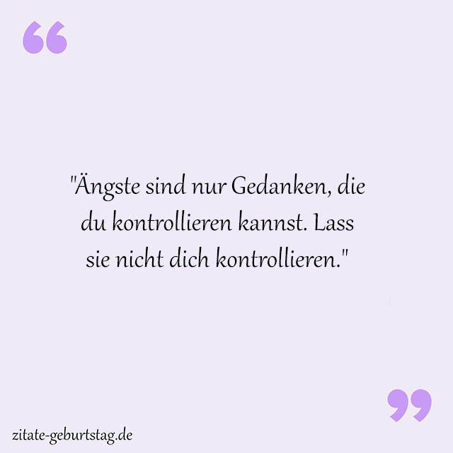 Angst Sprüche Und Zitate