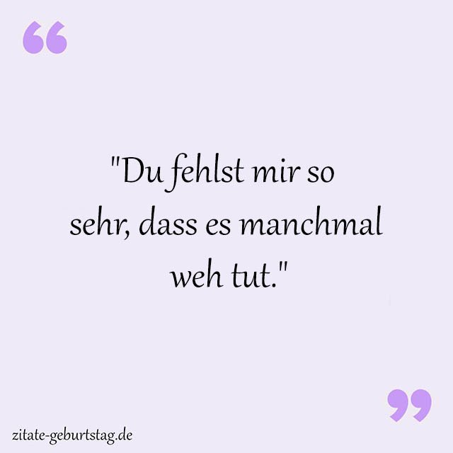 Du Wirst Mir Fehlen Sprüche Und Zitate