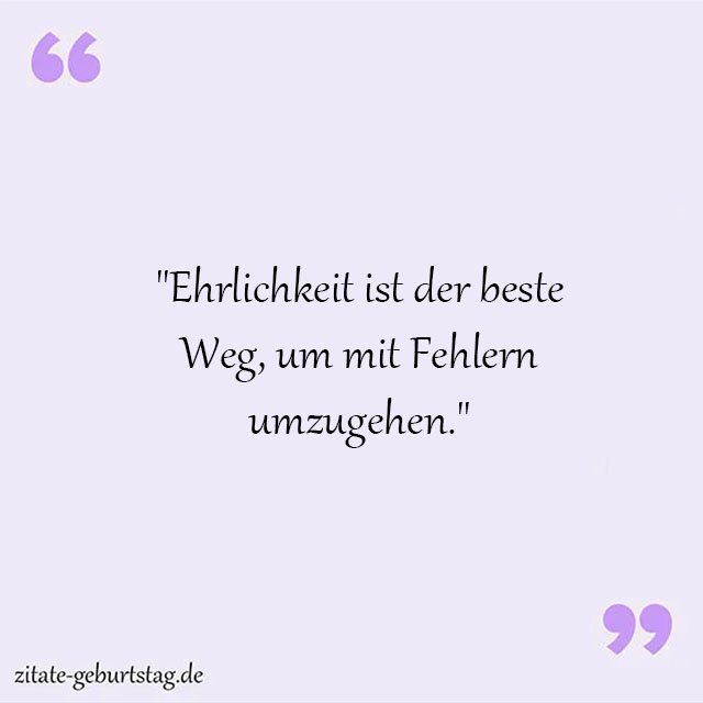 Ehrlichkeit Sprüche Und Zitate