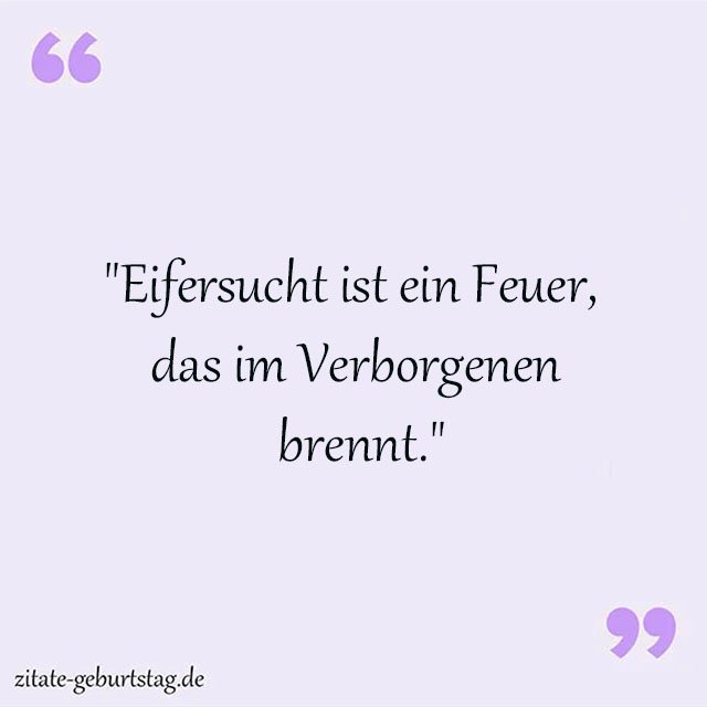 Eifersucht Sprüche Und Zitate