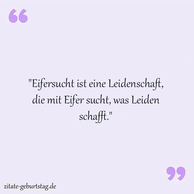 Eifersucht Sprüche Und Zitate