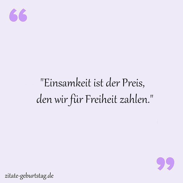 Einsam Sprüche Und Zitate
