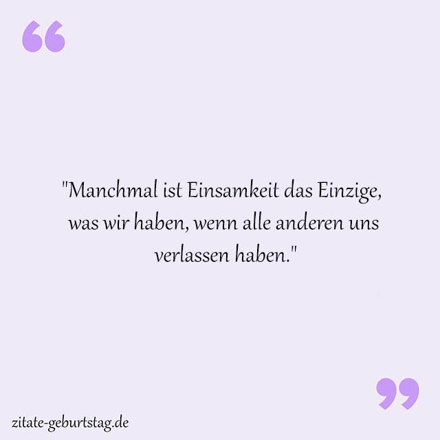 Einsamkeit Sprüche Und Zitate