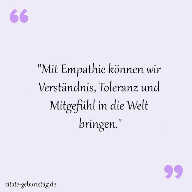 Empathie Sprüche Und Zitate