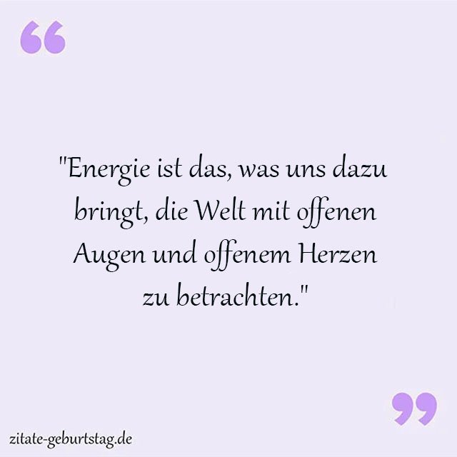 Energie Sprüche Und Zitate