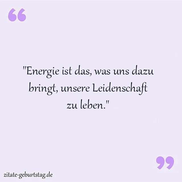Energie Sprüche Und Zitate