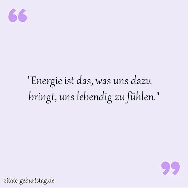 Energie Sprüche Und Zitate