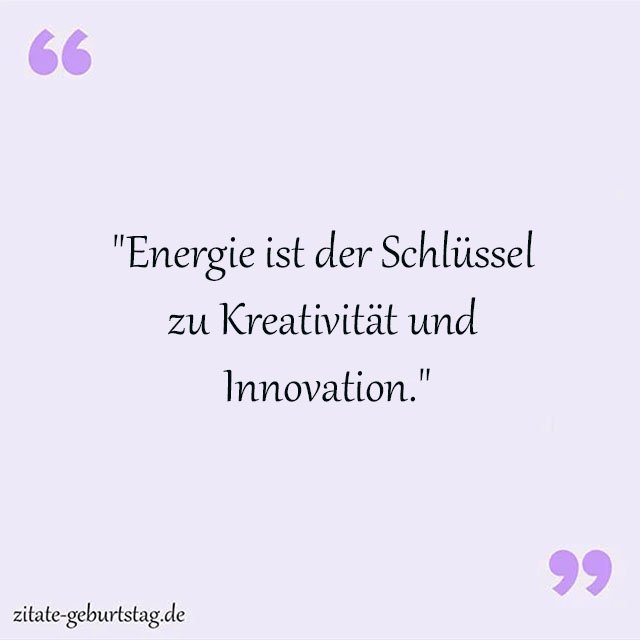 Energie Sprüche Und Zitate