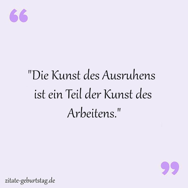 Erholung Sprüche Und Zitate