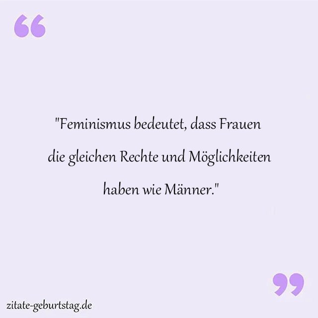 Feministin Sprüche Und Zitate