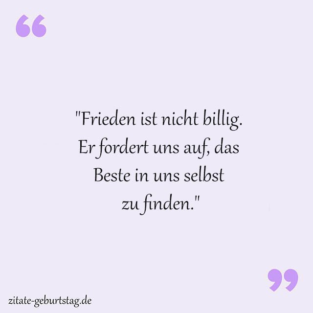 Frieden Sprüche Und Zitate