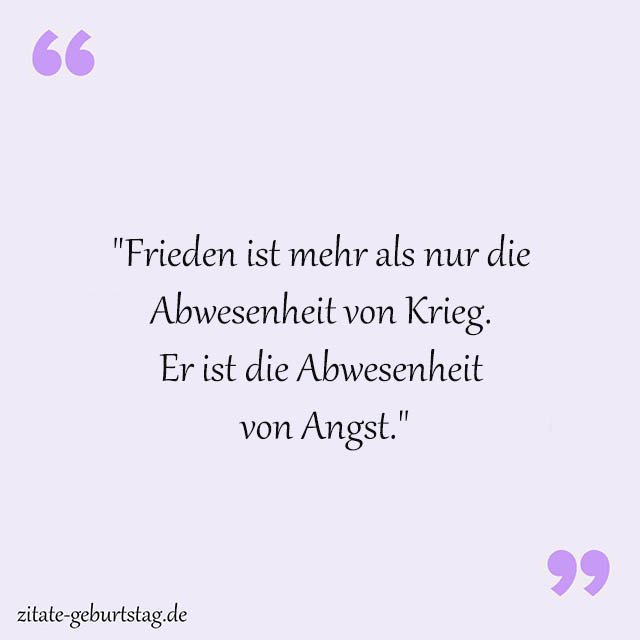 Frieden Sprüche Und Zitate