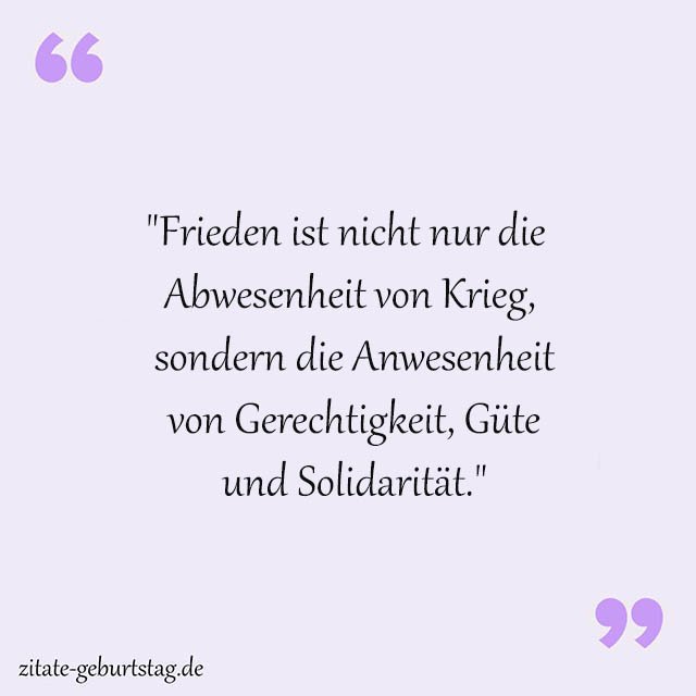 Frieden Sprüche Und Zitate