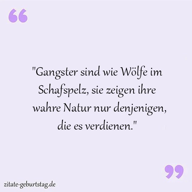 Gangster Sprüche Und Zitate