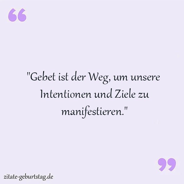 Gebet Sprüche Und Zitate
