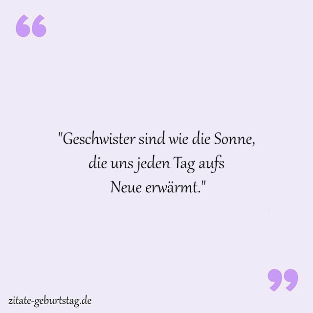 Geschwister Sprüche Und Zitate