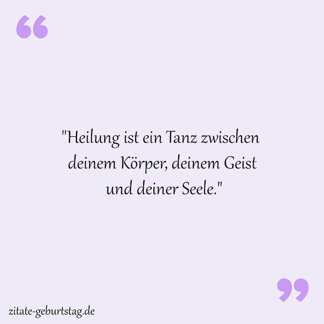 Heilung Sprüche Und Zitate