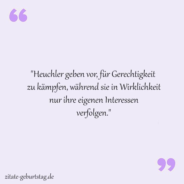 Heuchler Sprüche Und Zitate