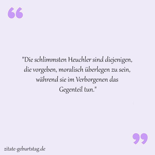 Heuchler Sprüche Und Zitate